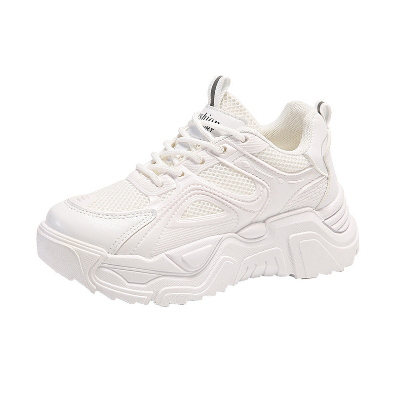 Damen sportliche Sneakers mit gepolsterter Sohle und atmungsaktivem Obermaterial WW