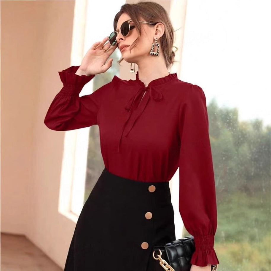 WW | Satin Langarmshirt