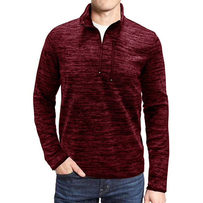Herren Stehkragen Pullover WW
