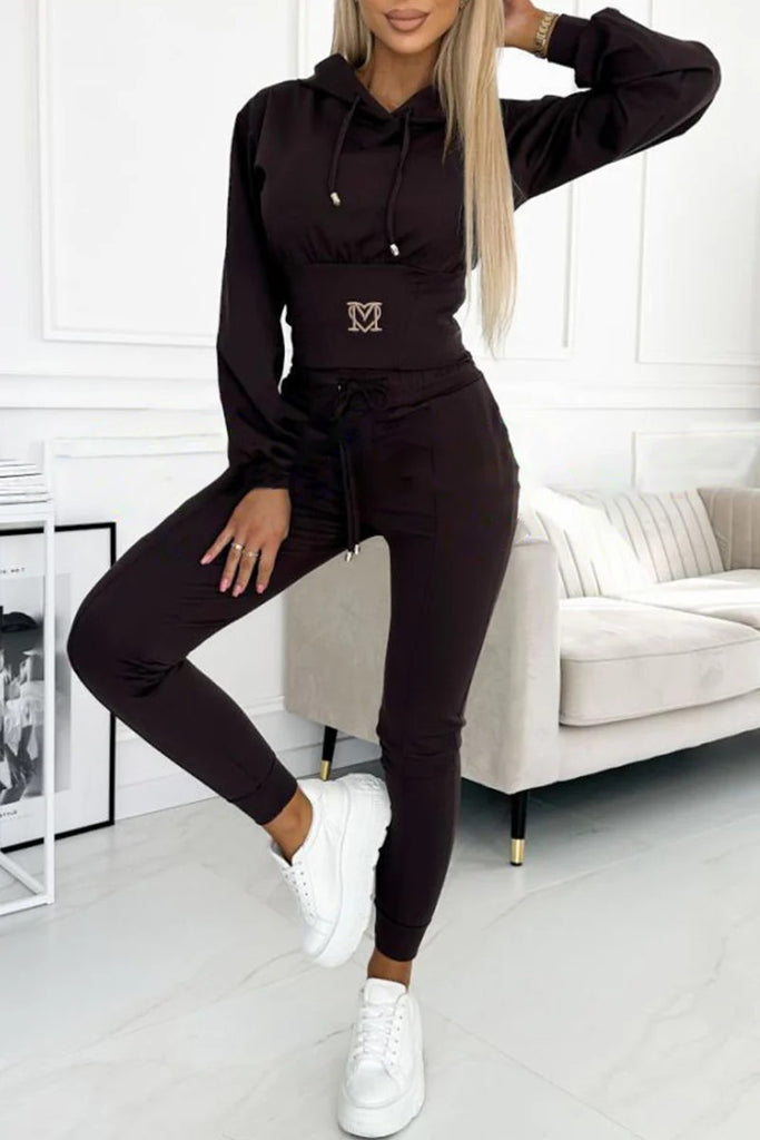 Femme Stylisches Sportliches Trainingsanzug Set WW