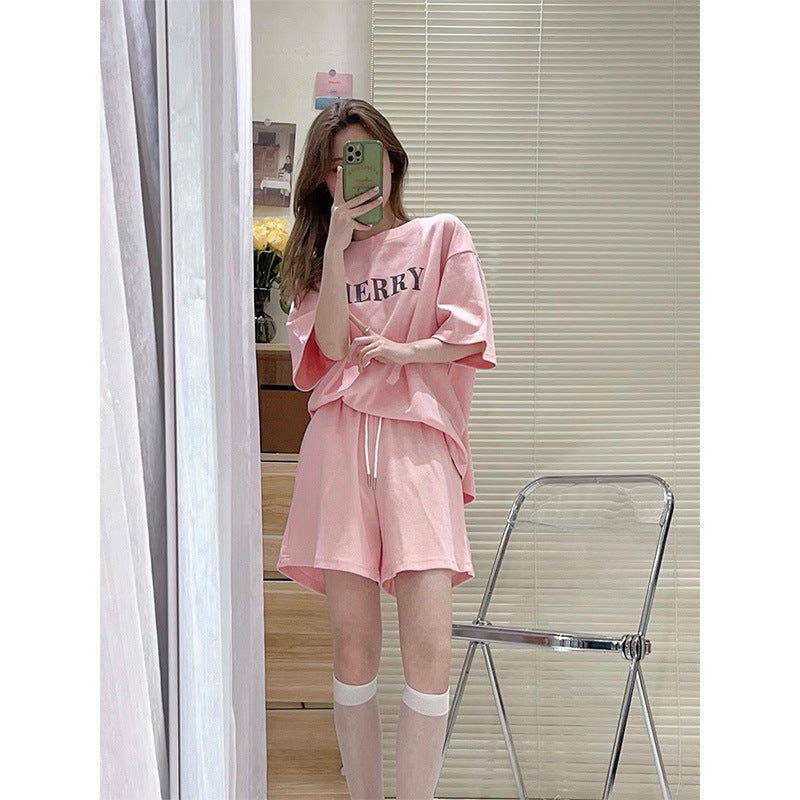 Frau Casual Grafik Lounge Set WW