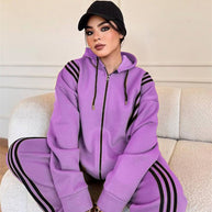 Damen Sportlicher Jumpsuit mit hohem Kragen und seitlichem Reißverschluss WW