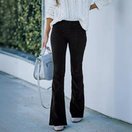 Damen ausgestellte Cord-Hosen WW