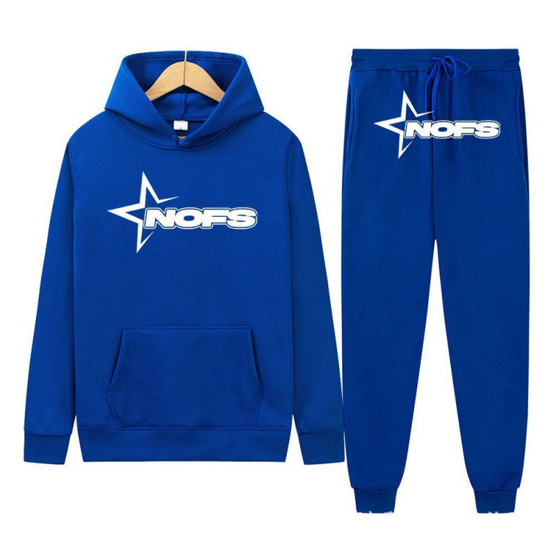 WW | Trendy Unisex Trainingsanzug Herren Und Damen Trainingsanzug Mit Kapuze Und Jogginghose