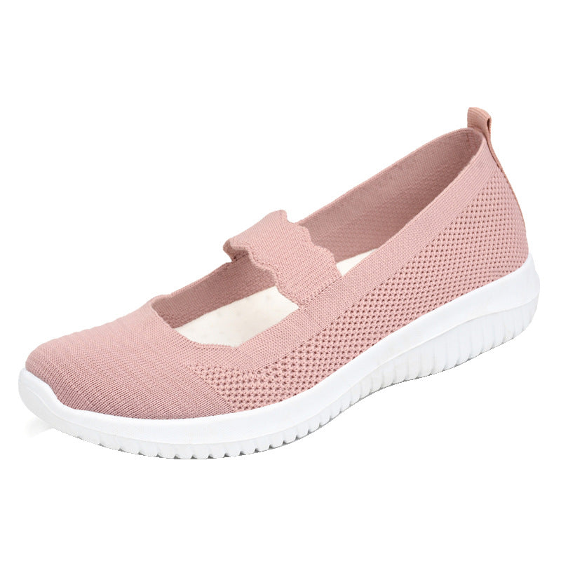 Femme atmungsaktive Mary Jane Sneakers mit flexibler Dämpfung WW