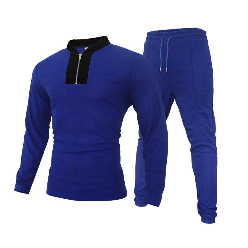 Herren Sportliches Langarm-Thermooberteil mit Reißverschluss und eng anliegendem Schnitt WW