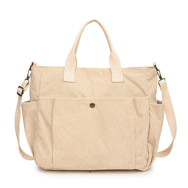 W&W Mode | Corduroy Schultertasche Mit Bequemem Band