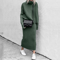 W&W- Neue Casual Loose Fashion langen Rock Set