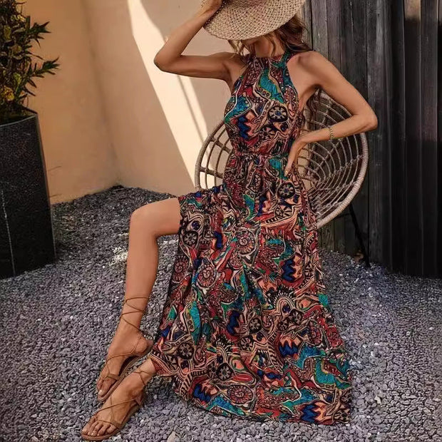 WW | Vintage Bohemian Halterkleid