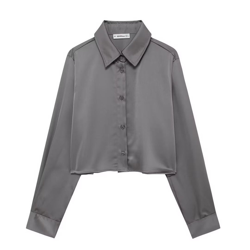 WWMODE | Paarte Revers Kurzhemd Fischschwanzrock Set