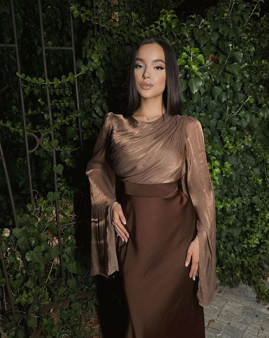 Damen Abendkleid mit eleganter Drapierung WW