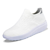 Damen Slip-On Sport Sneakers mit atmungsaktivem Strickdesign WW