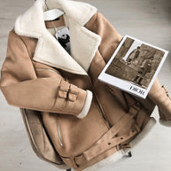 Damen Lederjacke mit kuscheligem Innenfutter WW