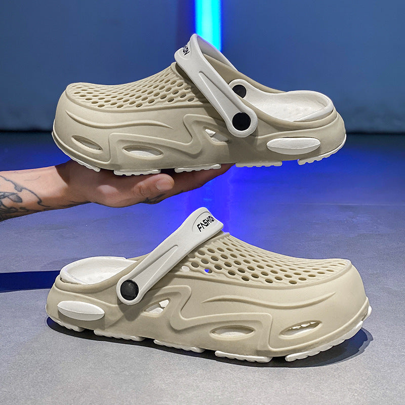 Herren Atmungsaktive Clogs mit verstellbarem Riemen WW