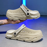 Herren Atmungsaktive Clogs mit verstellbarem Riemen WW