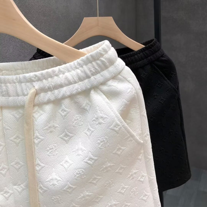 Damen Bequeme Sportshorts mit elegantem Muster WW