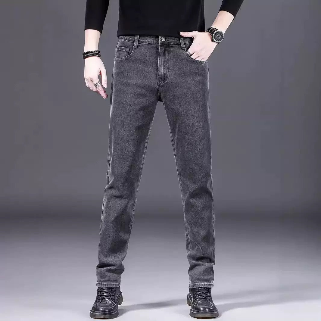 Herren modische Slim-Fit Jeans aus weichem Denim WW