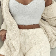 WW | Kuschelige, weiche Damen Pyjama Set mit verschiedenen Farben