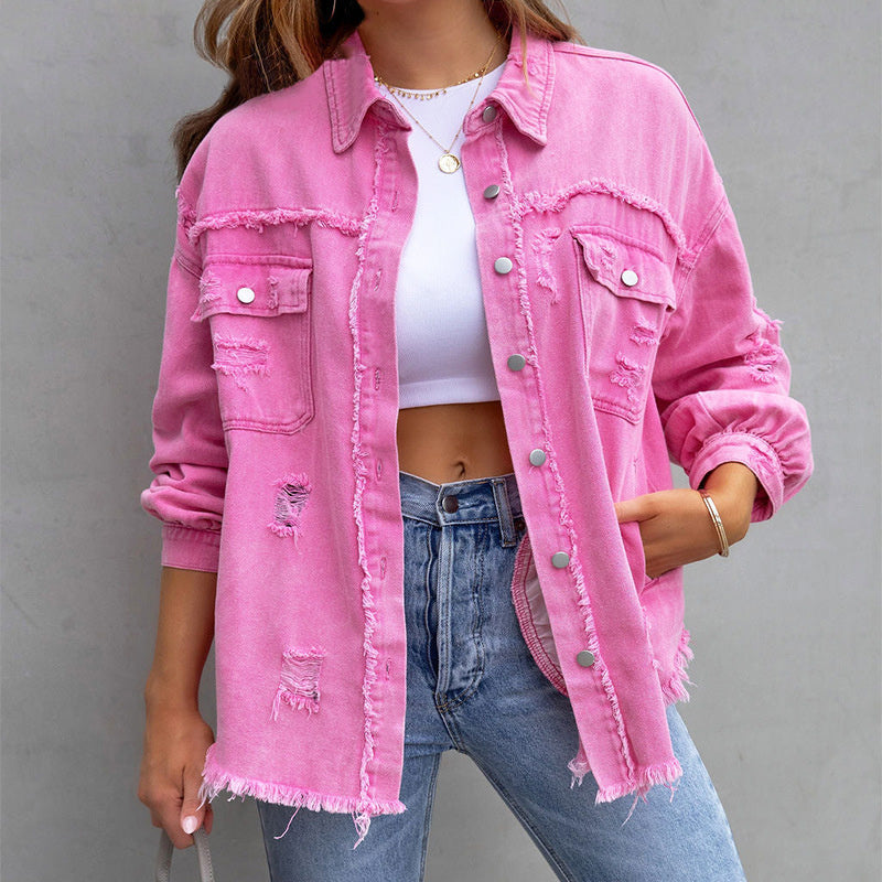 W&W Mode | Trendy Denimjacke Für Frauen