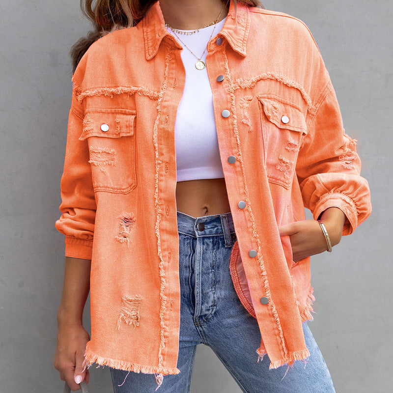 W&W Mode | Trendy Denimjacke Für Frauen