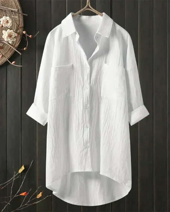 WW | Weiße Leinenbluse