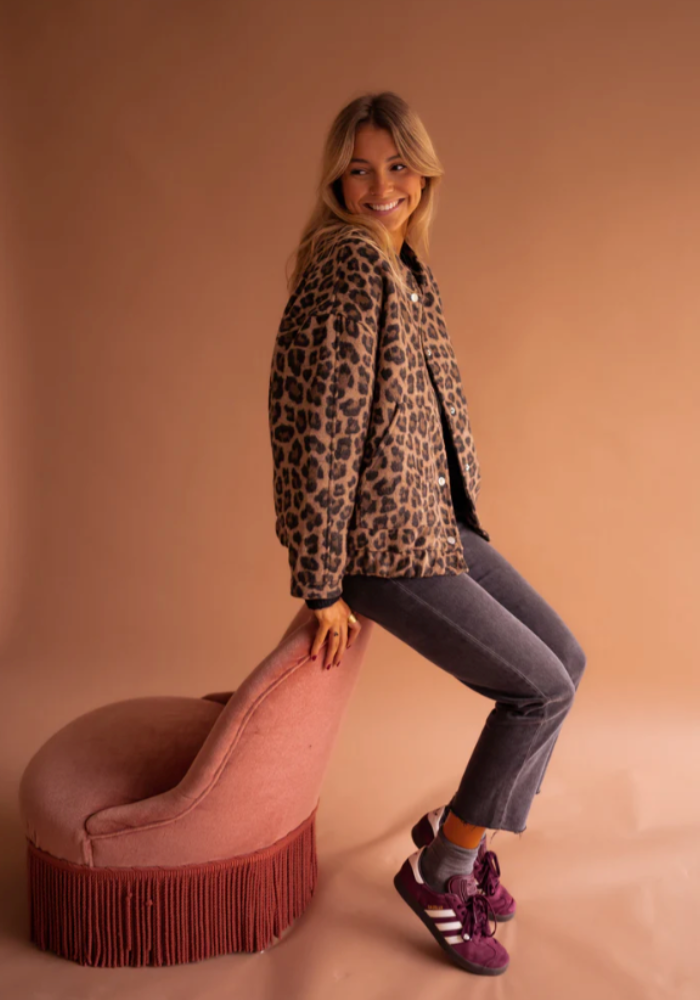 WW | Leopard Bomberjacke