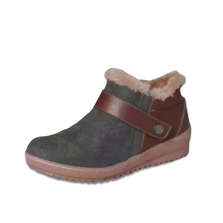 WW | Warme Rutschfest Wildlederimitat Stiefelette