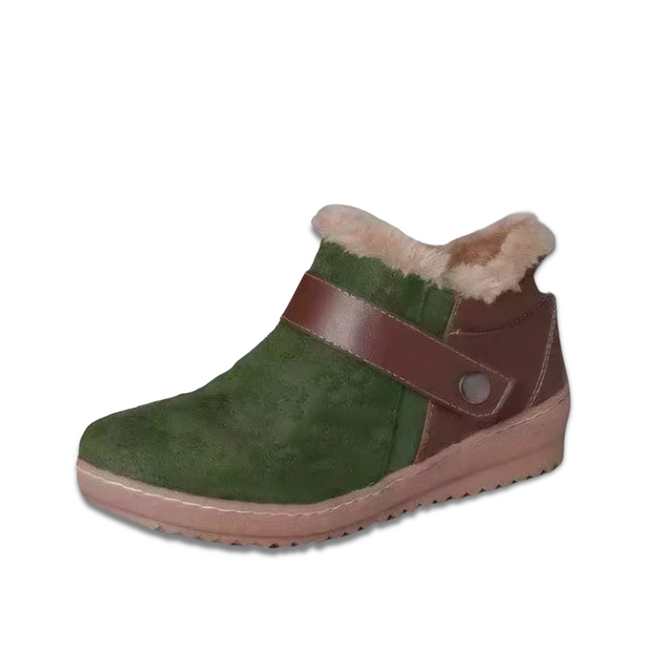 WW | Warme Rutschfest Wildlederimitat Stiefelette