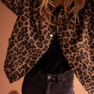 WW | Leopard Bomberjacke