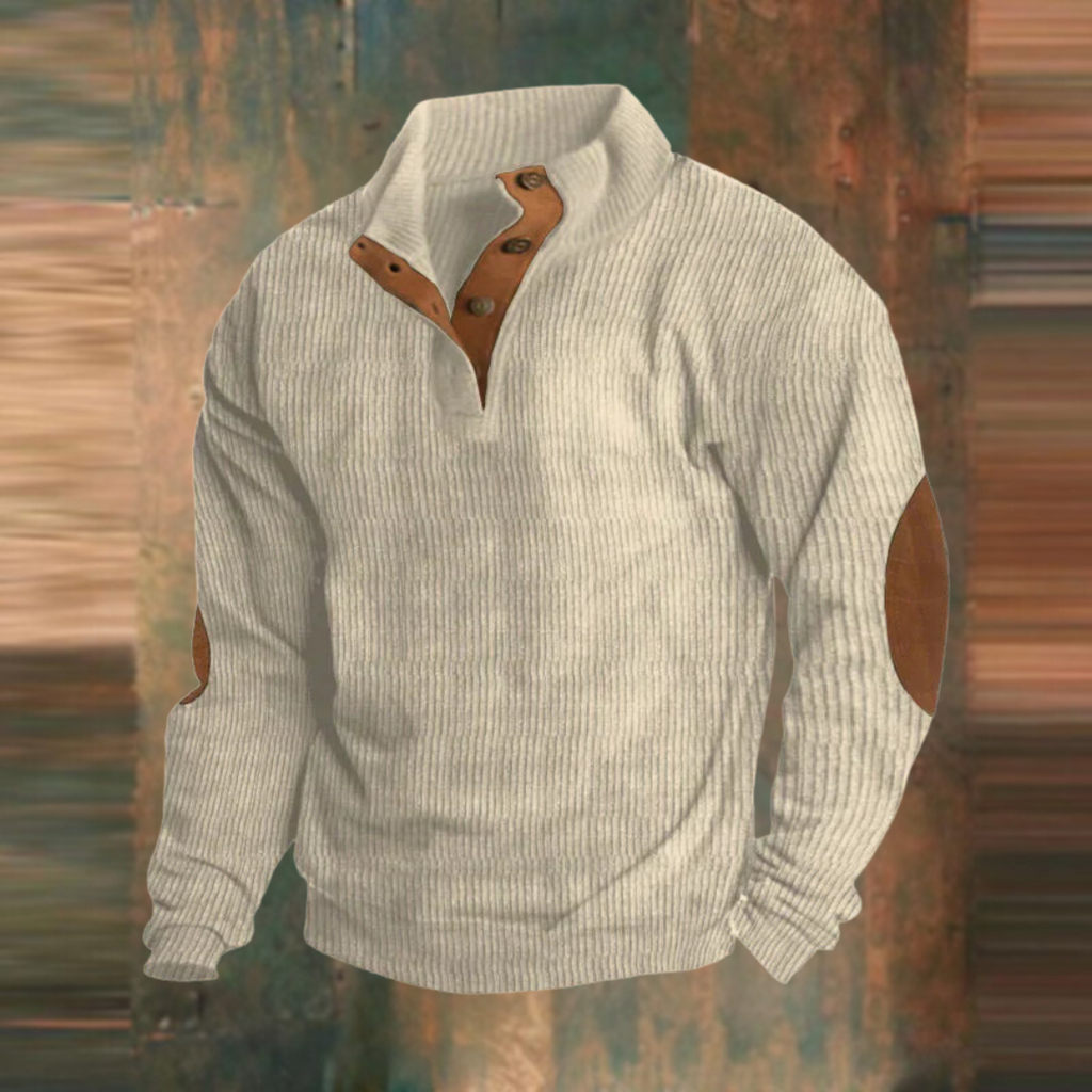 WW | VIERKNOPF-STRICKPULLOVER