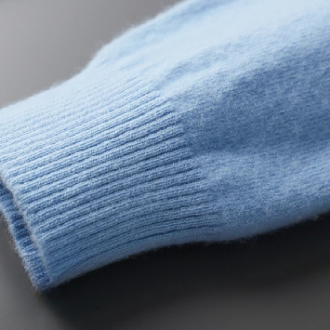 WW | Cashmere Strickjacke V-ausschnitt Knopfverschluss Weicher Leichter Strick