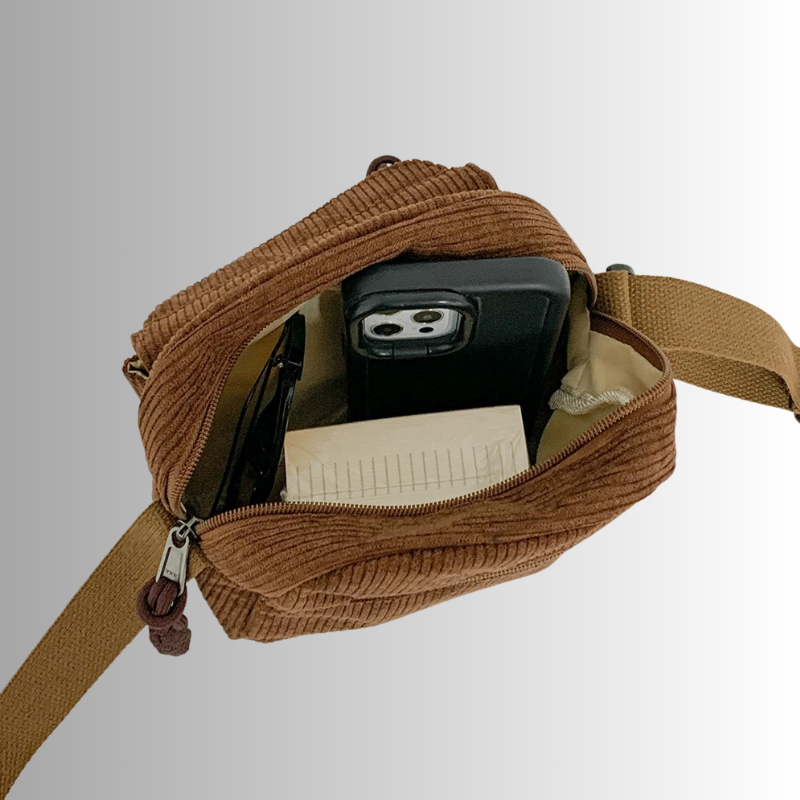 WW | Kompakte Cord Tasche Mit Elegantem Design
