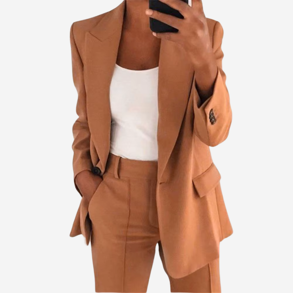 WW | Zweiteiliges Blazer Und Hosen Satz Für Damen