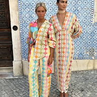 WW | Bunte Geometrische Set für Damen