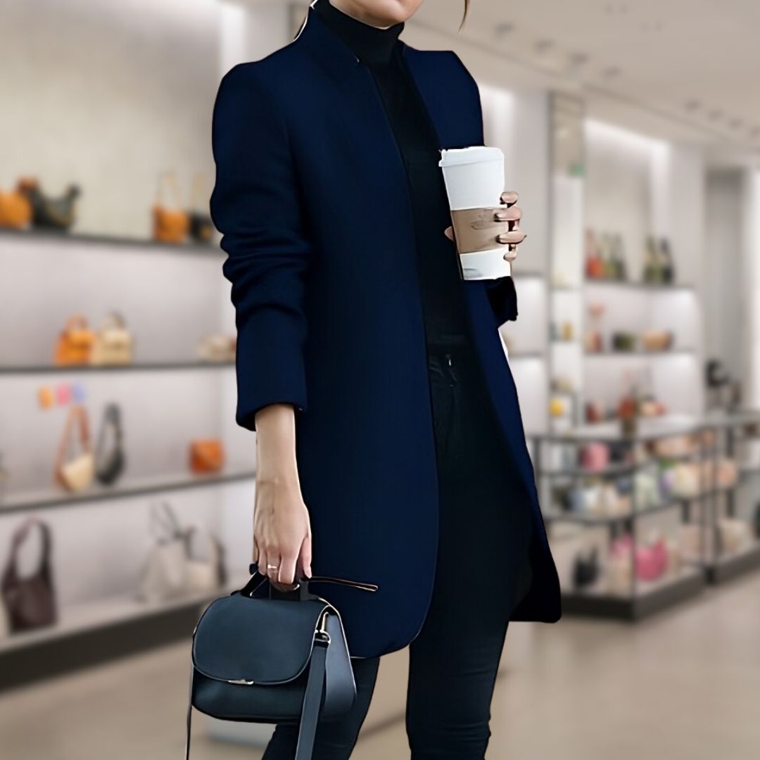 W&W Mode | Damen Herbst Winter Wollblazer - Stilvoll & Warm für Kalte Tage