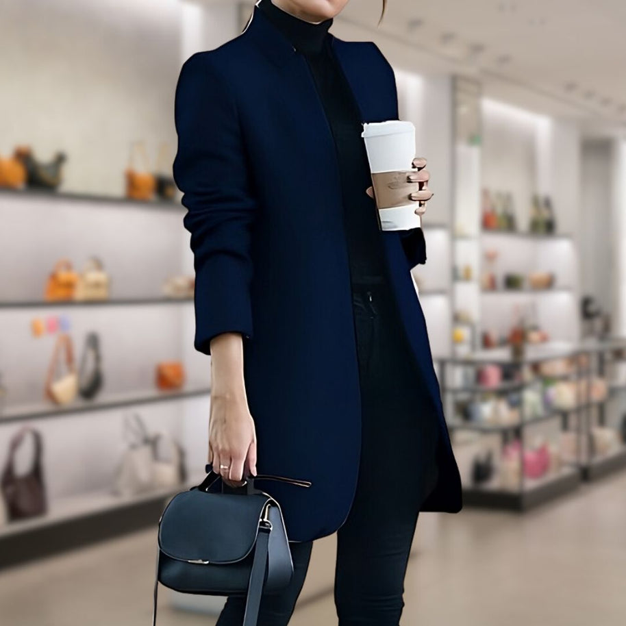 WW | Damen Herbst Winter Wollblazer - Stilvoll & Warm für Kalte Tage