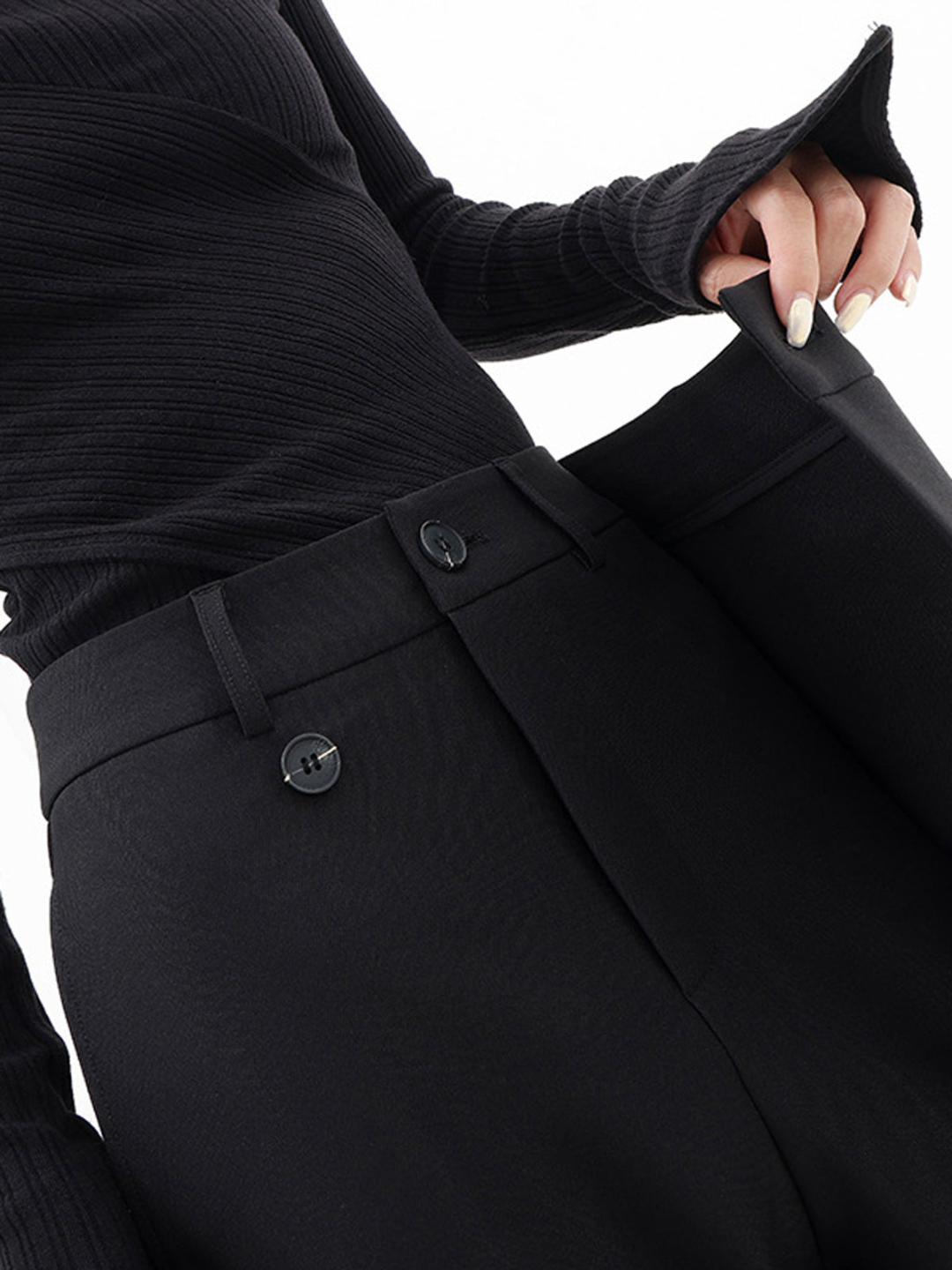 W&W Mode | Asymmetrische Baggy-Hose