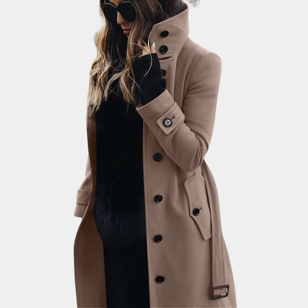WW | Stilvolle Lange Winterjacke Für Damen
