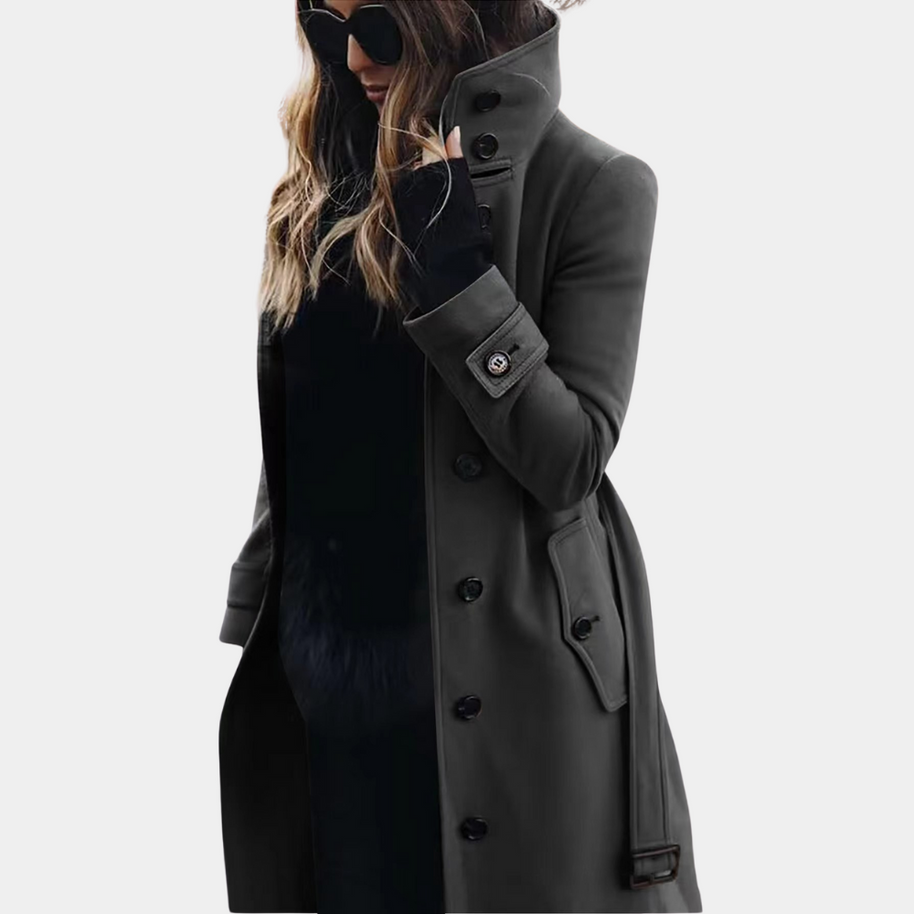 WW | Stilvolle Lange Winterjacke Für Damen