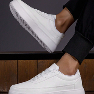 WW | Weiße Orthopädische Sneakers Herren Unterstützung Und Komfort