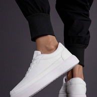 WW | Weiße Orthopädische Sneakers Herren Unterstützung Und Komfort