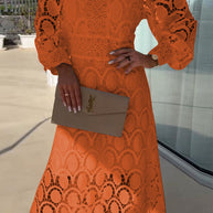 WW | Damen Spitze Freizeitkleid