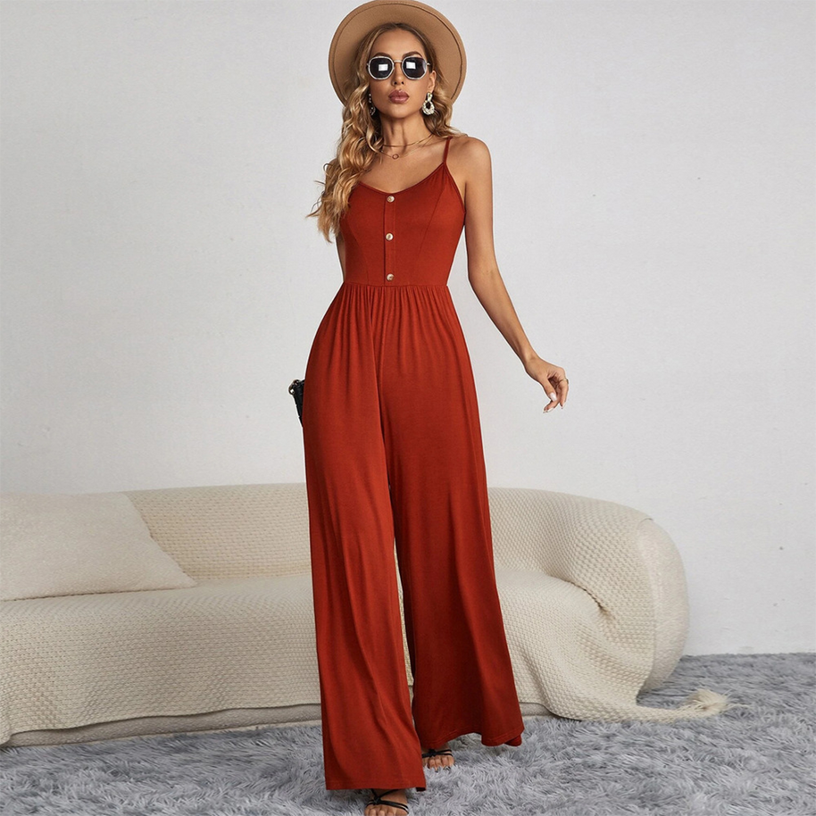 WW – Stylischer Jumpsuit mit Knöpfen
