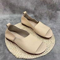 WW | Flache Schuhe mit Offenen Zehen