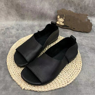 WW | Flache Schuhe mit Offenen Zehen