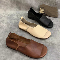 WW | Flache Schuhe mit Offenen Zehen
