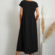 Ruby™ | Elegantes Grundlegendes Kleid aus Baumwolle