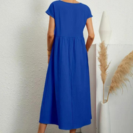 Ruby™ | Elegantes Grundlegendes Kleid aus Baumwolle