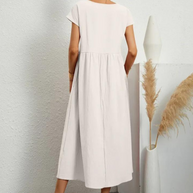 Ruby™ | Elegantes Grundlegendes Kleid aus Baumwolle