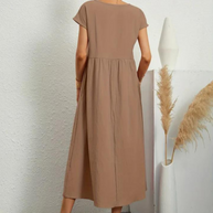 Ruby™ | Elegantes Grundlegendes Kleid aus Baumwolle